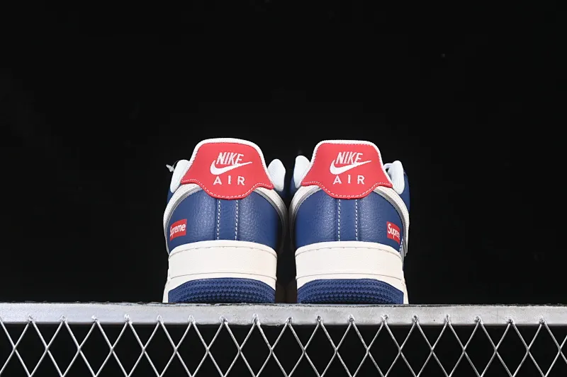 All categories Nk Air Force 1 Air Force series Nk Air Force 1 Low Air Force low top Nike Air Force 1'07 Low Superme joint white blue gray red Air Force 1 low top casual sneakers XD2588-602